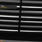 2007-2010 Chevrolet Silverado 1500 Horizontal Front Grille — Black — detail
