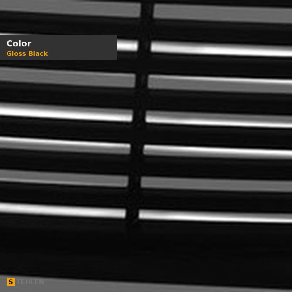 2007-2010 Chevrolet Silverado 1500 Horizontal Front Grille — Black — detail