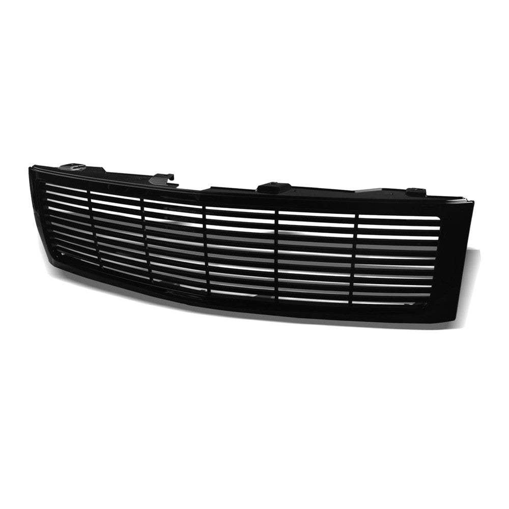 2007-2010 Chevrolet Silverado 1500 Horizontal Front Grille — Black — product view
