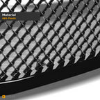2007-2013 Chevrolet Silverado 1500 Mesh Style Front Grille — Black — detail
