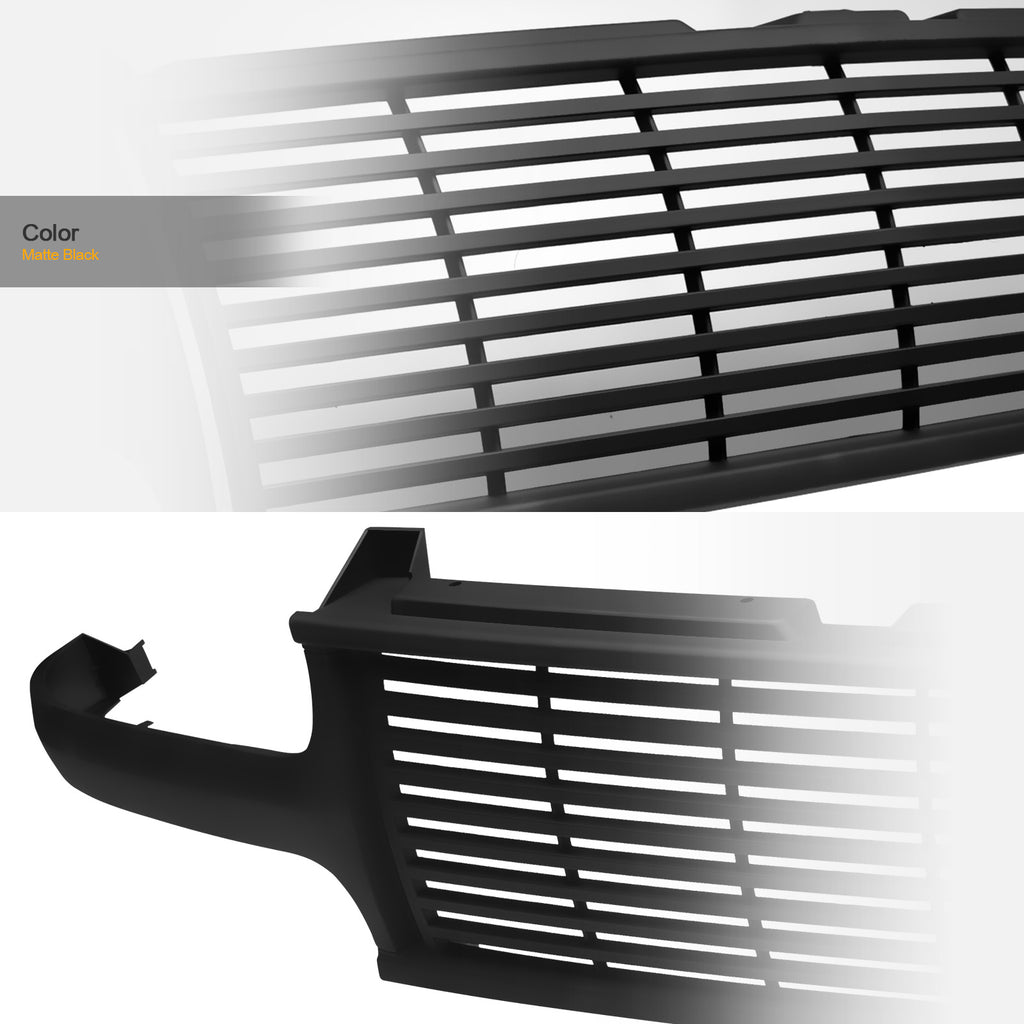 1999-2006 Chevrolet Silverado Tahoe Suburban Grille Horizontal Matte Black