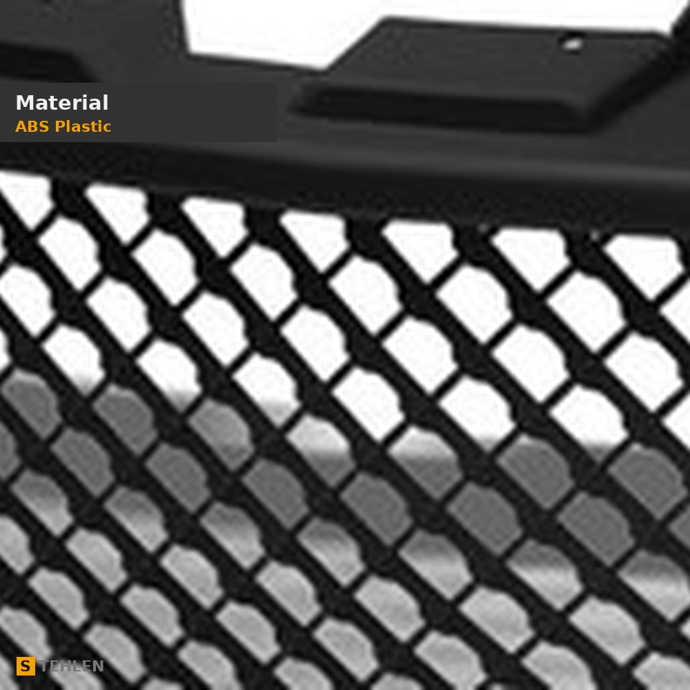 1999-2002 Chevrolet Silverado & 2000-2006 Tahoe/Suburban Mesh Style ABS Front Grille — Matte Black — detail