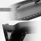 2005-2011 Toyota Tacoma Studded Mesh Rivet Style Front Grille - Matte Black
