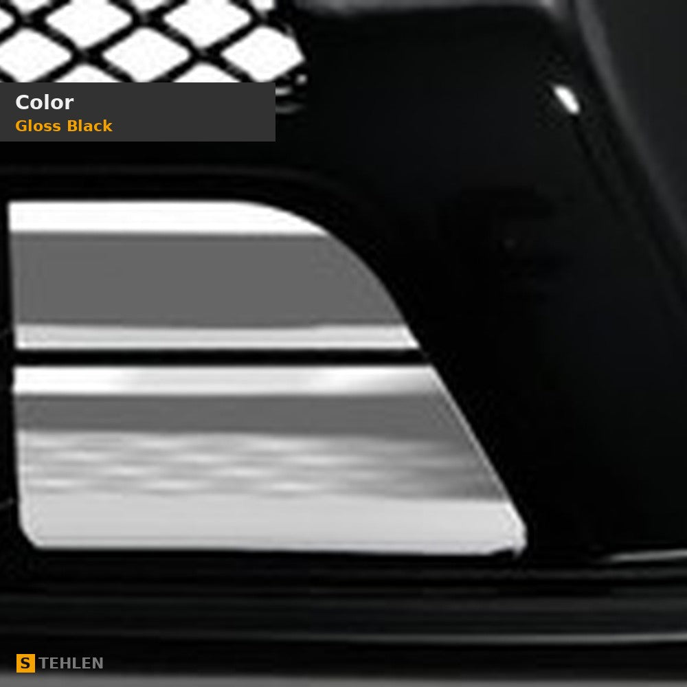 2012-2015 Toyota Tacoma OEM Style Front Grille — Black — detail