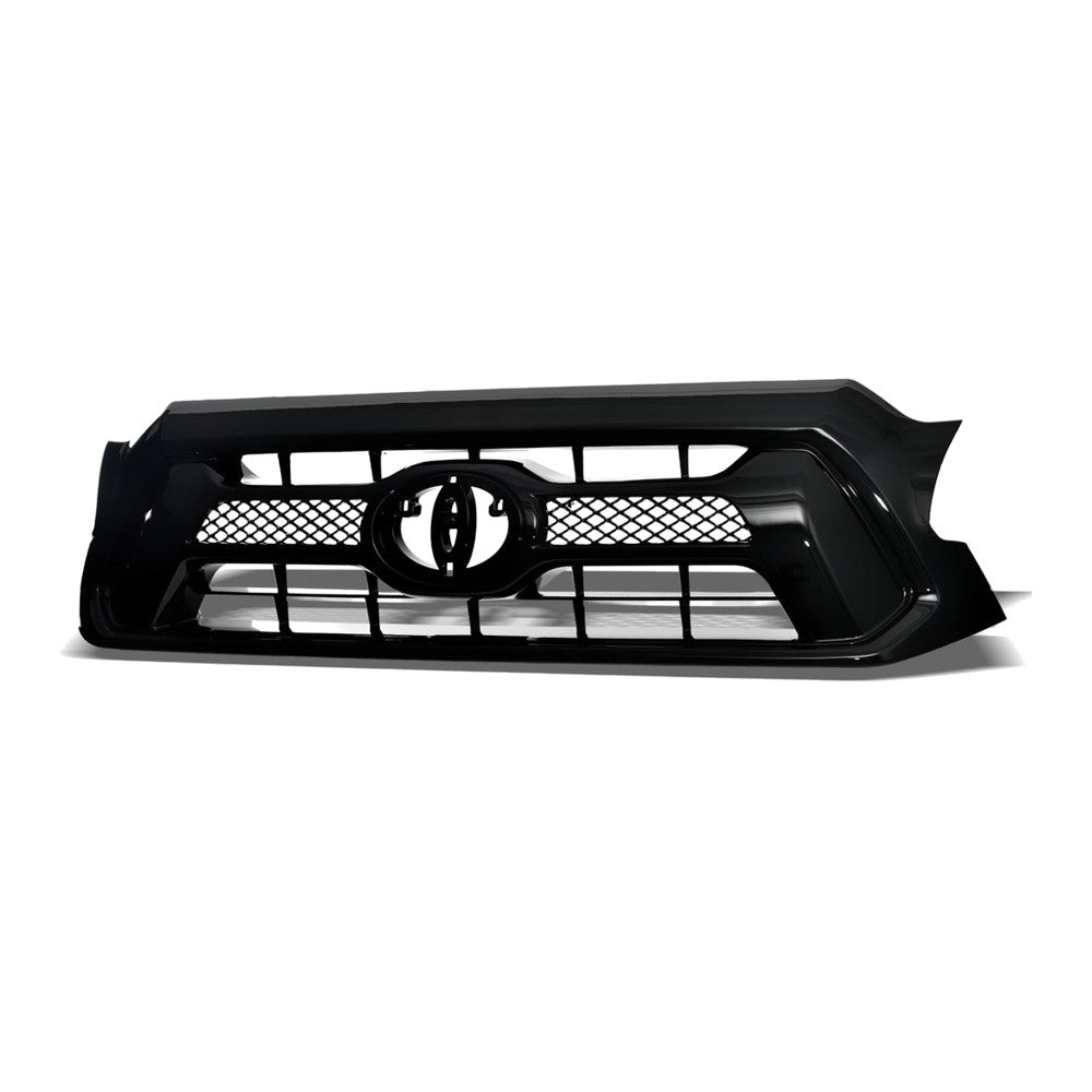 2012-2015 Toyota Tacoma OEM Style Front Grille — Black — product view