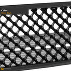 2007-2014 Chevrolet Tahoe/Suburban & Avalanche 2-Piece Bentley Style Mesh Grille — Black — detail