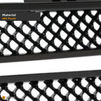 2007-2014 Chevrolet Tahoe/Suburban & Avalanche 2-Piece Bentley Style Mesh Grille — Black — detail