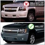 2007-2014 Chevrolet Tahoe/Suburban/Avalanche Front Grille - Black