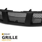 2004-2007 Nissan Titan & 2005-2007 Armada Mesh Style ABS Front Grille — Matte Black