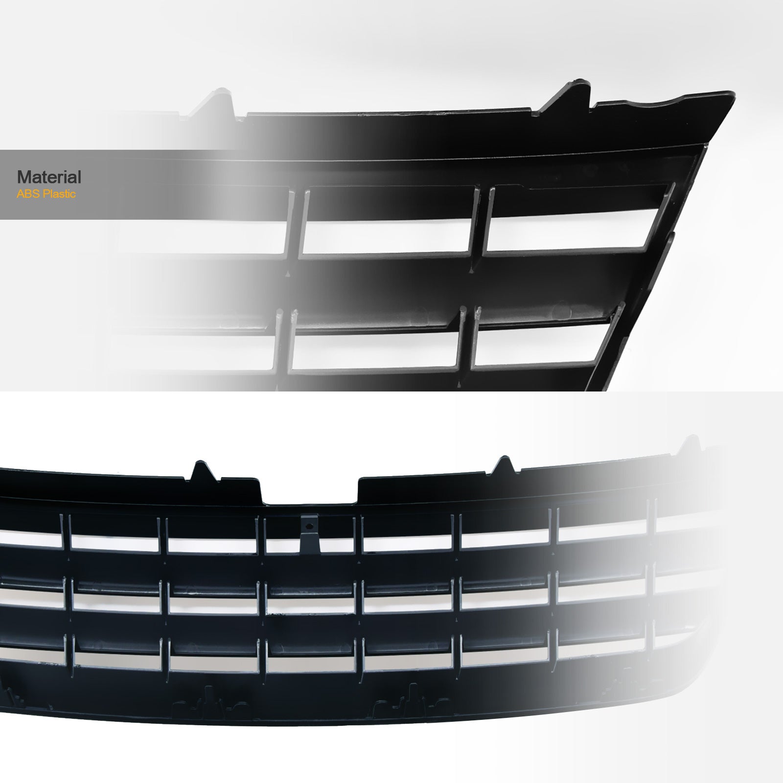 2004-2007 Volkswagen Touareg Front Grille - Black | TORG-0206-BK