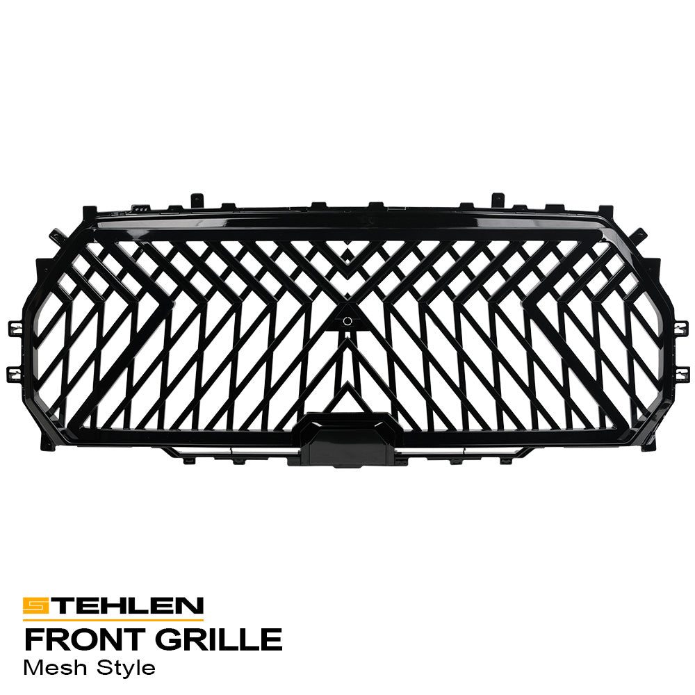 2022-2024 Toyota Tundra Lex Style ABS Front Grille - Glossy Black