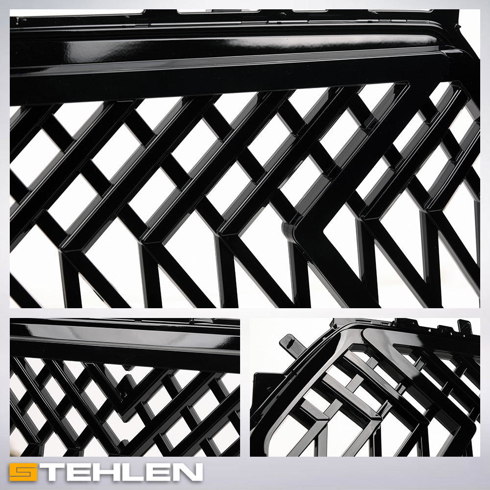 2022-2024 Toyota Tundra Lex Style ABS Front Grille - Glossy Black