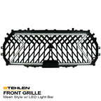 2022-2024 Toyota Tundra LED Front Grille Lex Style - Glossy Black