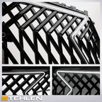 2022-2024 Toyota Tundra LED Front Grille Lex Style - Glossy Black