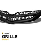2007-2009 Toyota Yaris Sedan OE Style Front Grille — Black