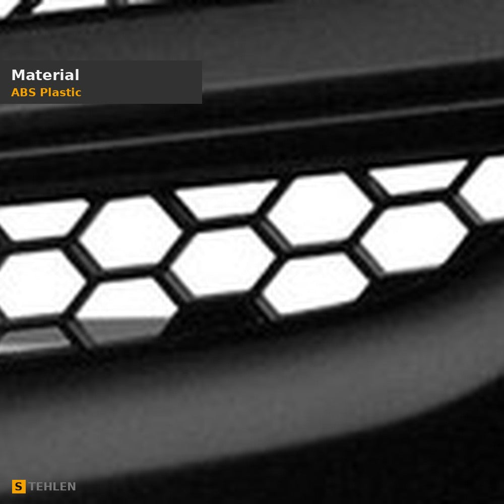 2007-2009 Toyota Yaris Sedan OE Style Front Grille — Black — detail