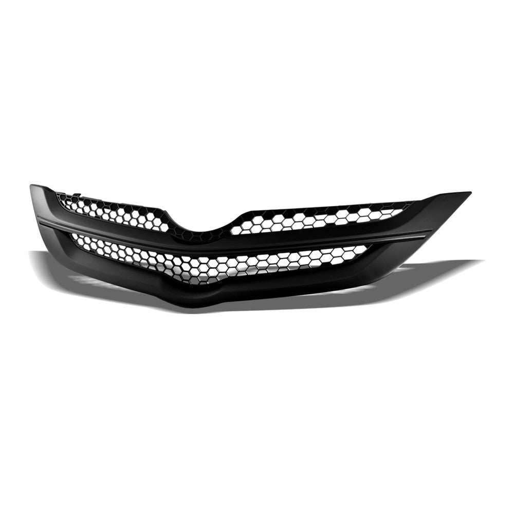 2007-2009 Toyota Yaris Sedan OE Style Front Grille — Matte Black — product view