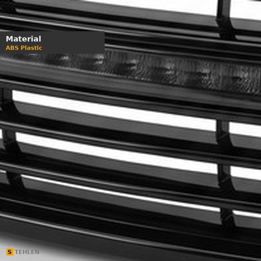 2021-2024 GMC Yukon & Yukon XL Badgeless Front Grille w/ Sequential LED Light Bar — Glossy Black — detail