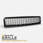 2002-2005 Audi A4 S4 B6 RS Style Honeycomb Front Grille - Matte Black