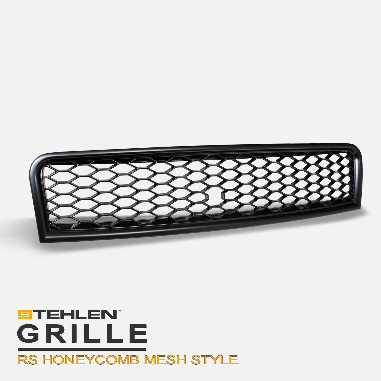2002-2005 Audi A4 S4 B6 RS Style Honeycomb Front Grille - Matte Black