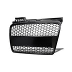 2006-2008 Audi A4 RS Style Front Grille w/ Emblem - Matte Black