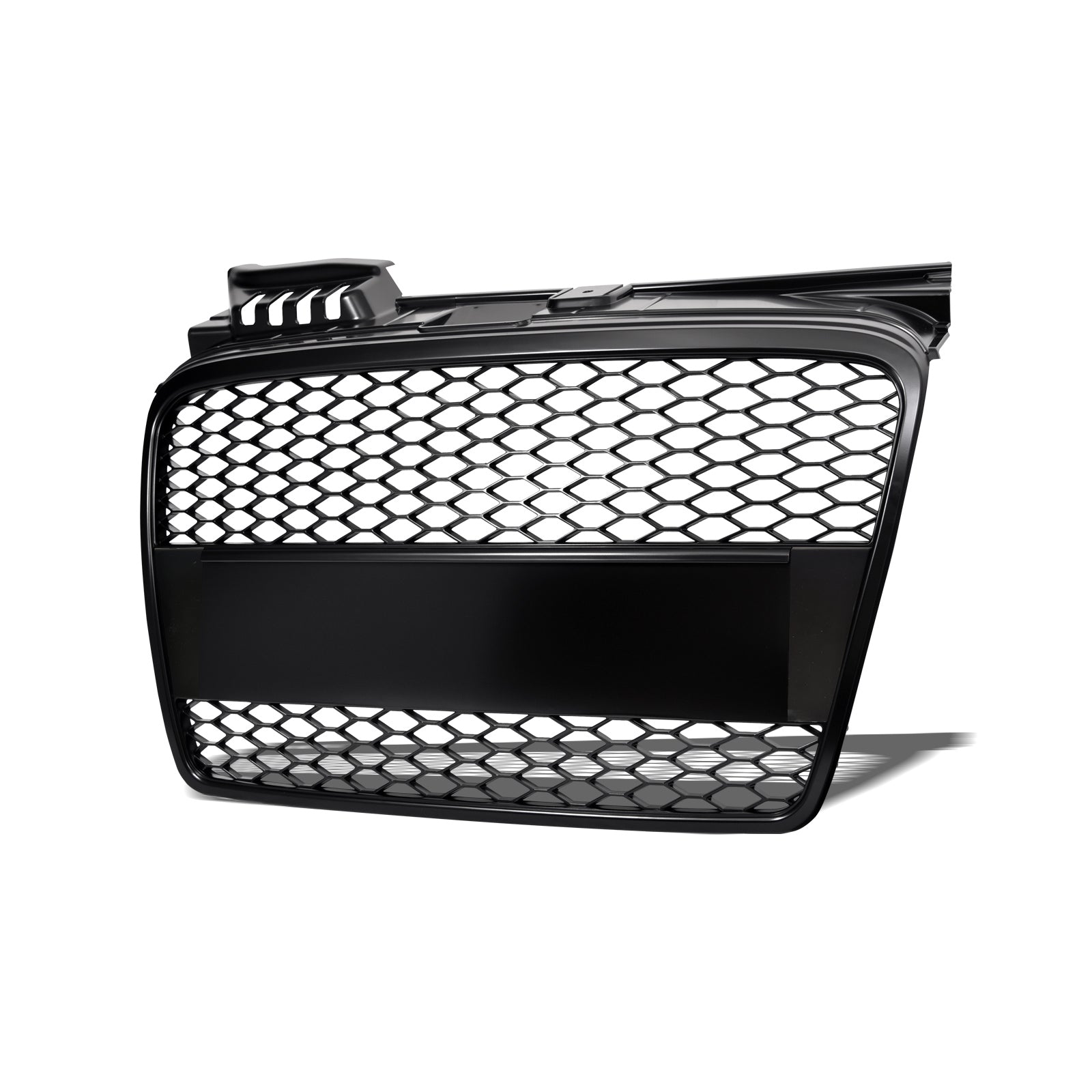 2006-2008 Audi A4 RS Style Front Grille w/ Emblem - Matte Black