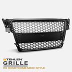 2009-2012 Audi A4 Front Grille Emblem with S3 Badge - Black