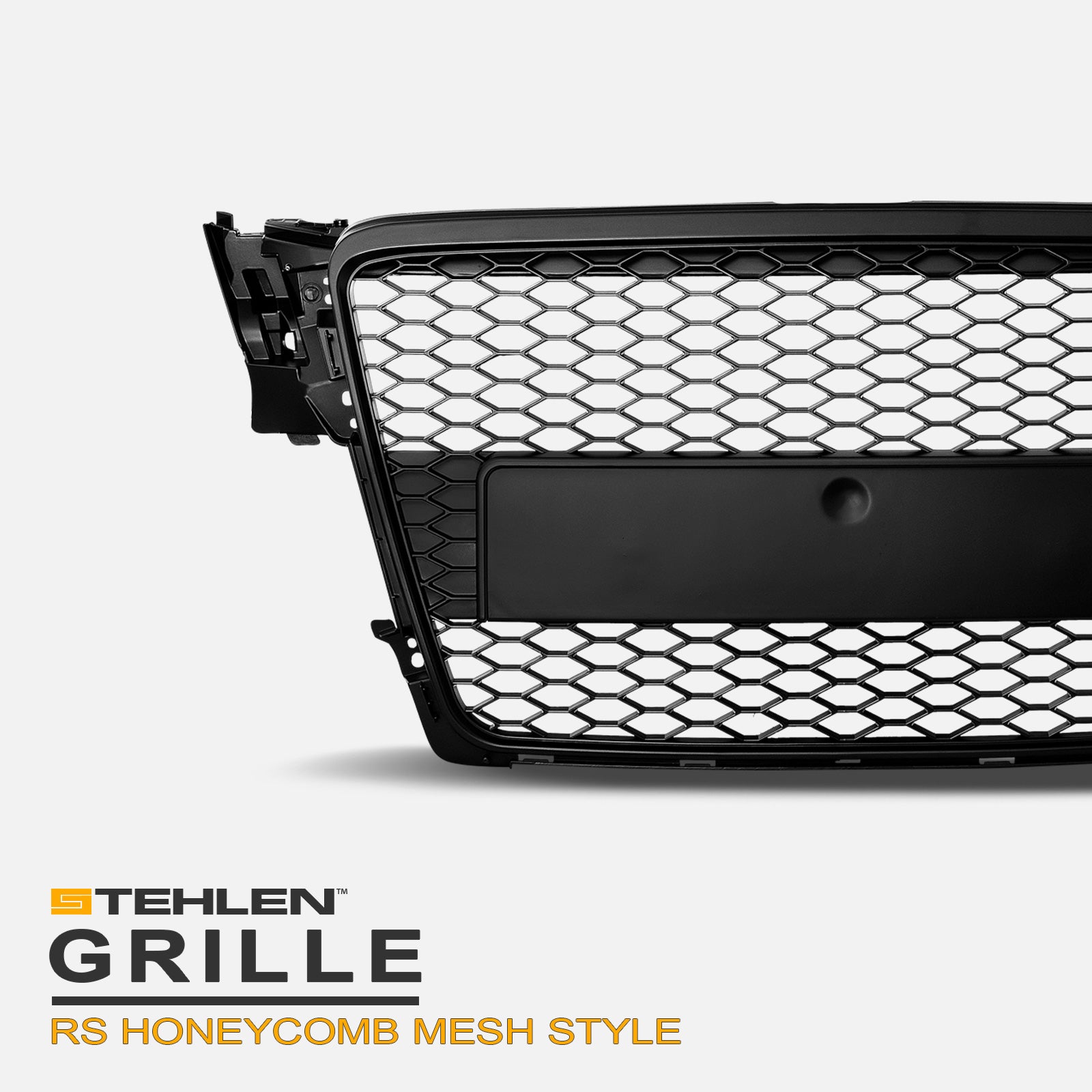 2009-2012 Audi A4 Front Grill Emblem - Matte Black