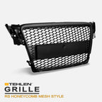 2009-2012 Audi A4 Front Grill Emblem - Matte Black