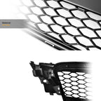 2009-2012 Audi A4 Front Grill Emblem - Matte Black