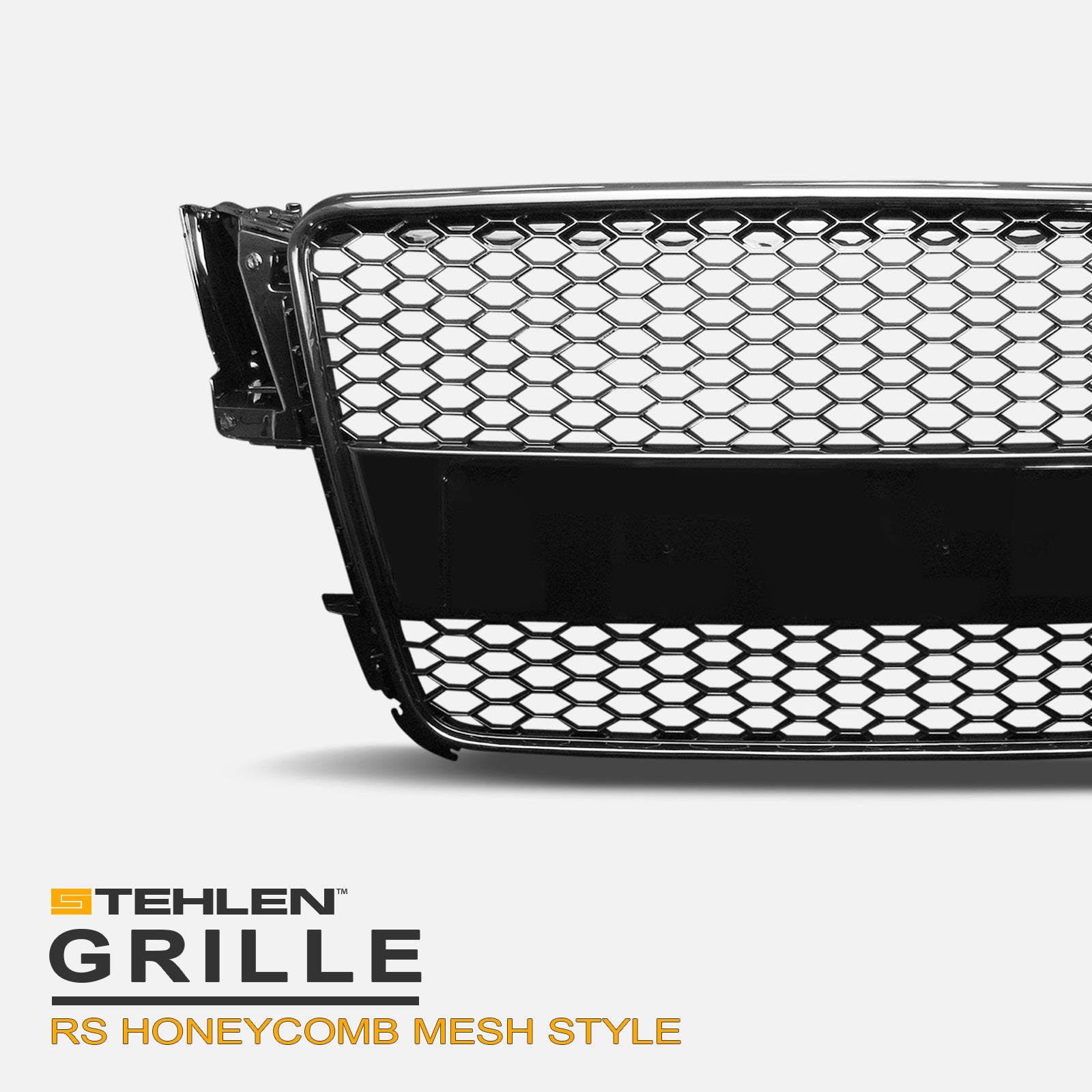 2008-2012 Audi A5 S5 Front Grille Emblem - Gloss Black