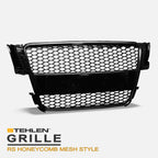 2008-2012 Audi A5 S5 Front Grille Emblem - Gloss Black