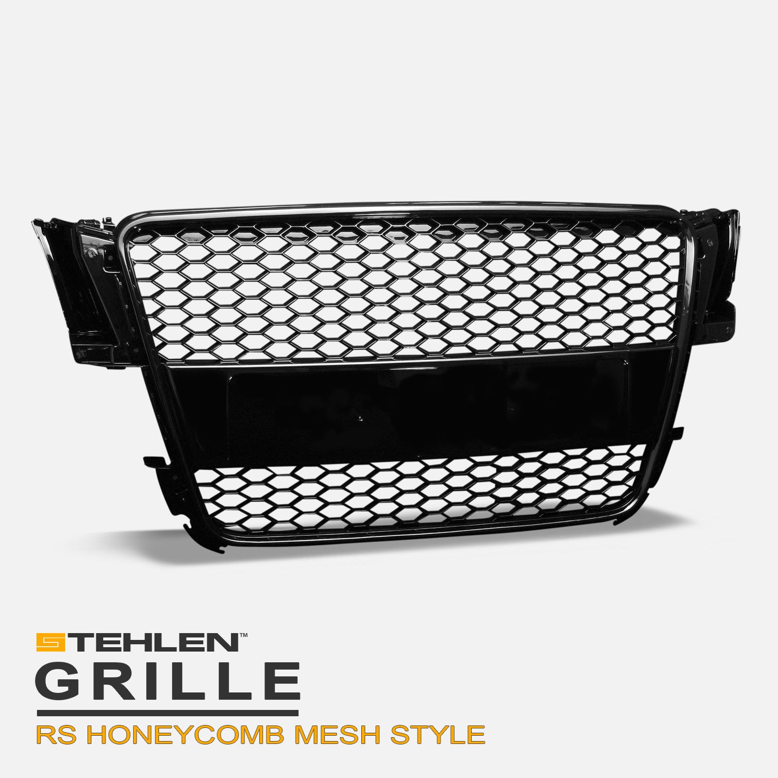 2008-2012 Audi A5 S5 Front Grille Emblem - Gloss Black