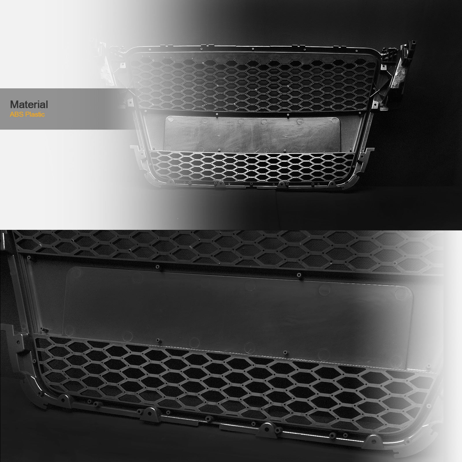 2008-2012 Audi A5 S5 Front Grille Emblem - Gloss Black