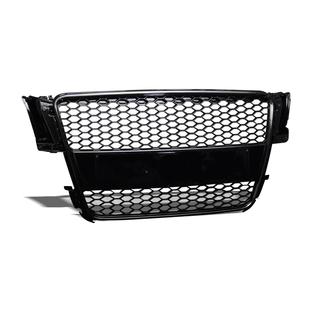2008-2012 Audi A5 S5 Front Grille Emblem - Gloss Black