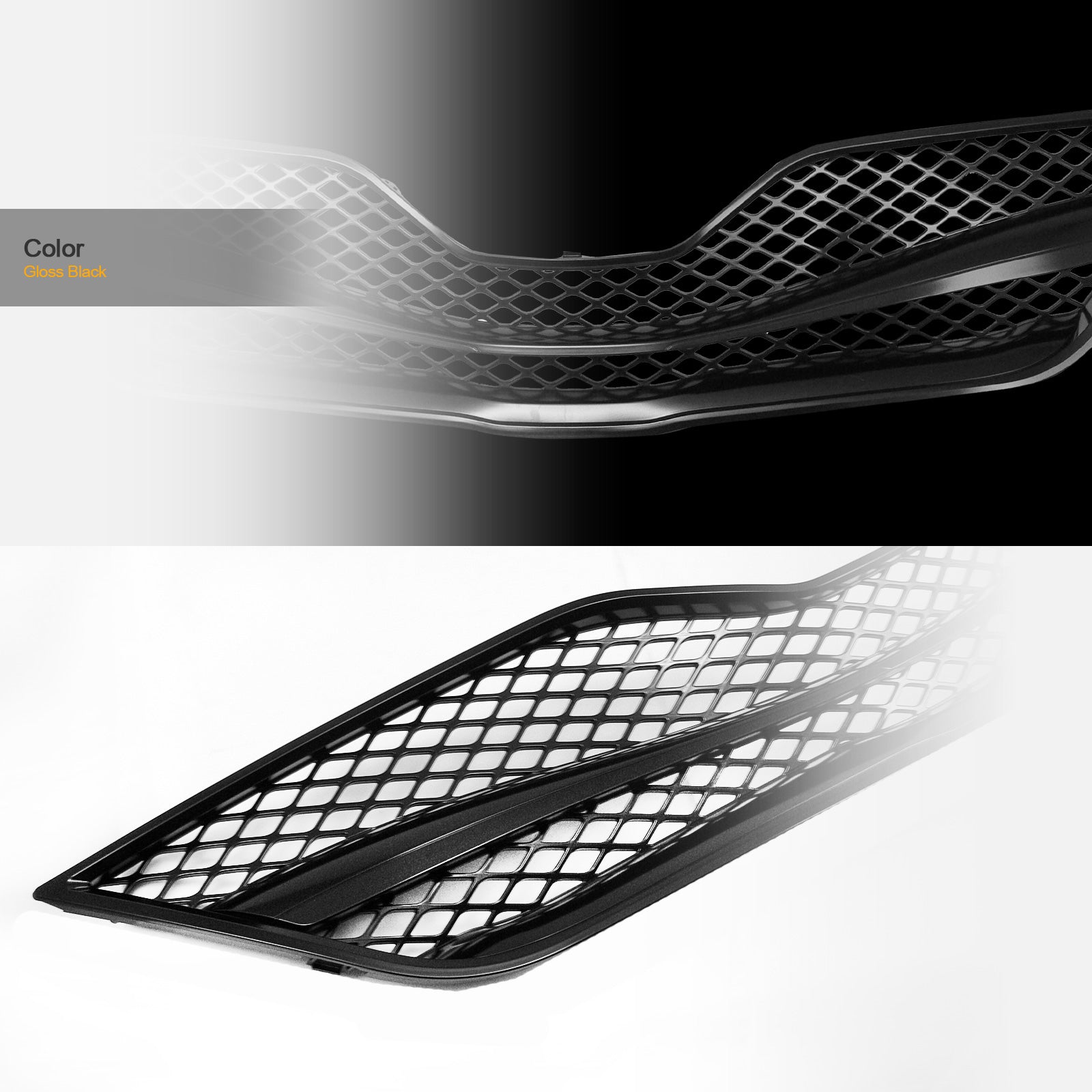 2010-2011 Toyota Camry Mesh Front Grille - Black