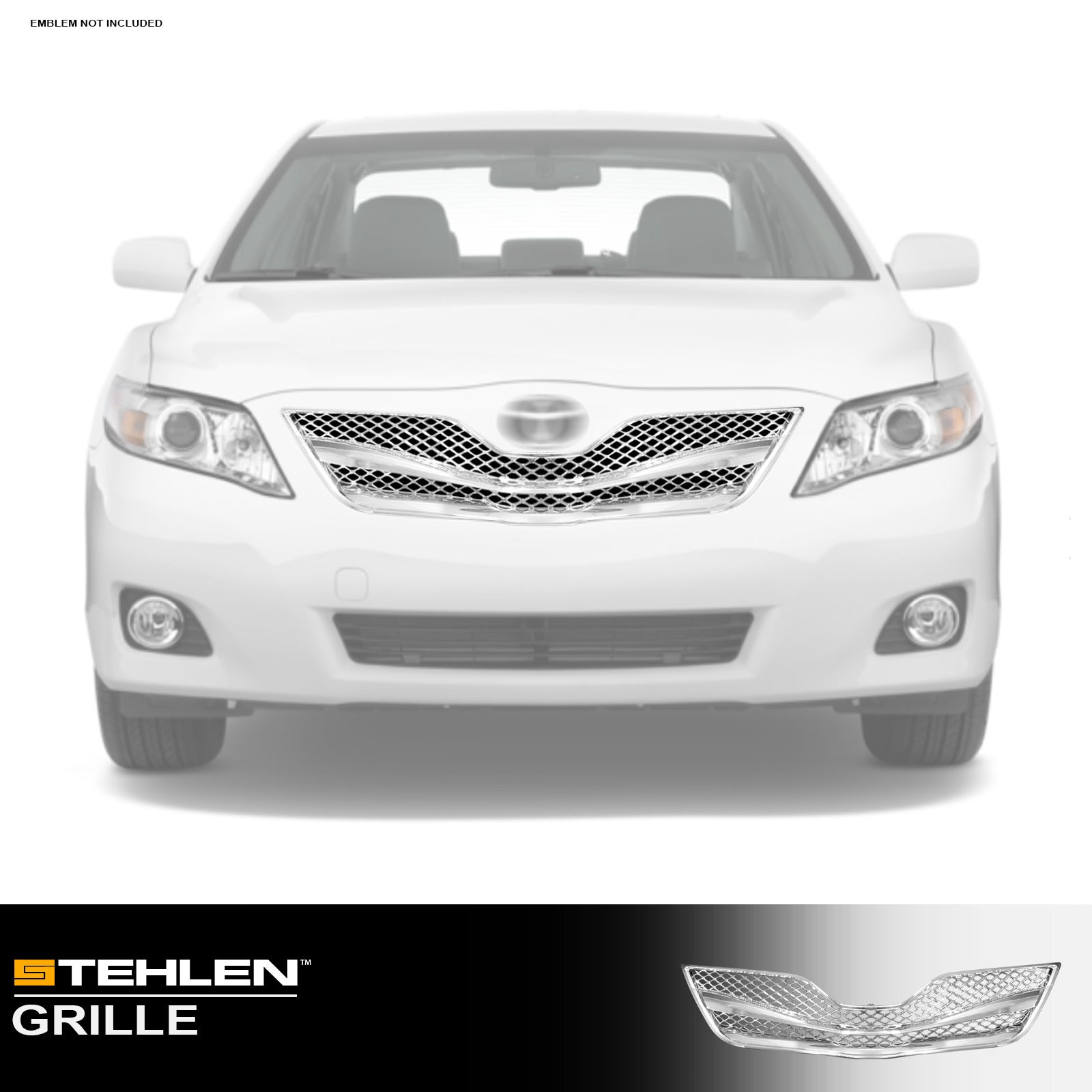 2010-2011 Toyota Camry Front Grille - Chrome Mesh Style