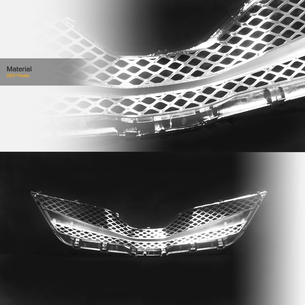 2010-2011 Toyota Camry Front Grille - Chrome Mesh Style