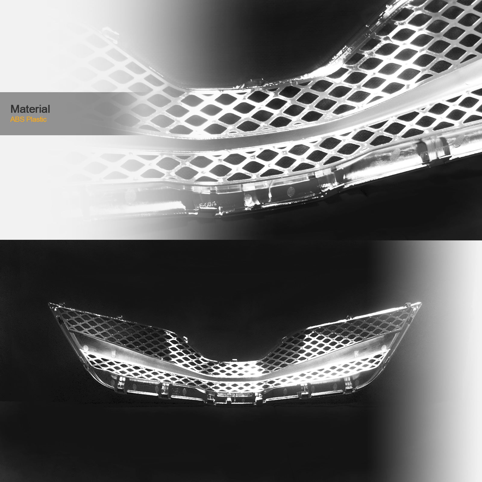 2010-2011 Toyota Camry Front Grille - Chrome Mesh Style