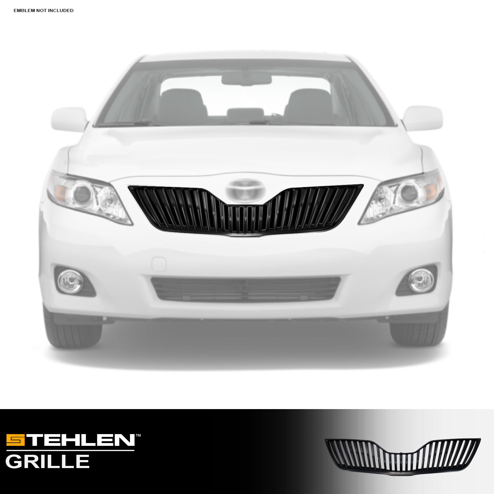 2010-2011 Toyota Camry Vertical Front Grille - Black