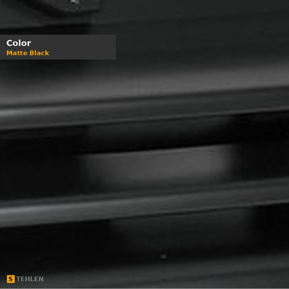 1999-2006 Volkswagen Golf MK4 GTI/R32 Badgeless Front Grille — Matte Black — detail