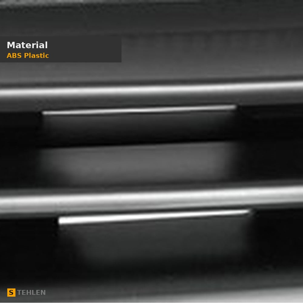 1999-2006 Volkswagen Golf MK4 GTI/R32 Badgeless Front Grille — Matte Black — detail