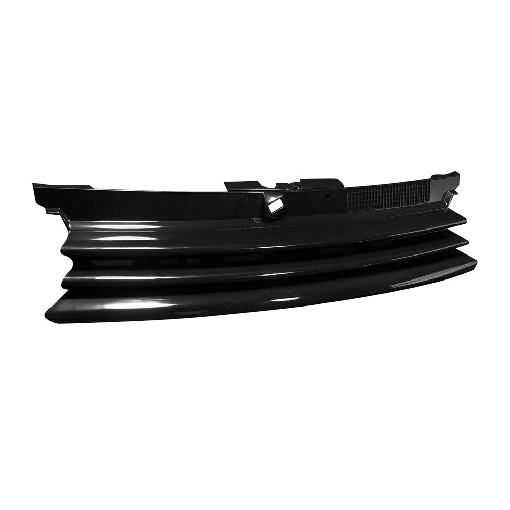 1999-2006 Volkswagen Golf MK4 Horizontal Front Grille — Black — product view