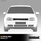 1999-2006 Volkswagen Golf MK4 Horizontal Front Grille Matte Black