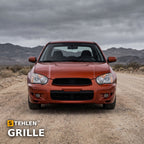 2004-2005 Subaru Impreza Mesh Front Grille — Black — installed