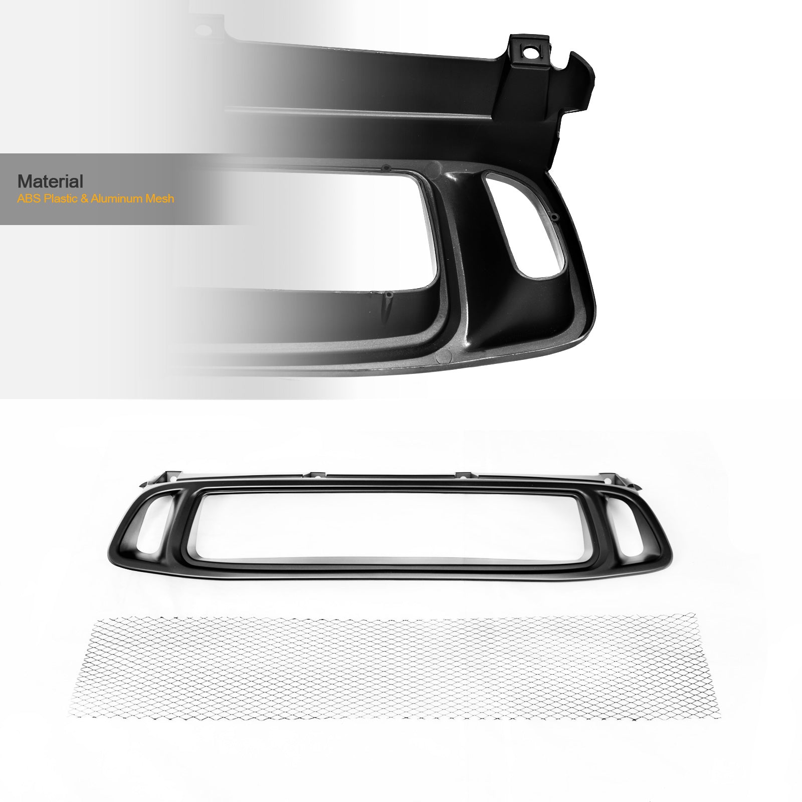 2004-2005 Subaru Impreza Aluminum Mesh Grille - Matte Black