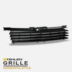 1999-2005 Volkswagen Jetta MK4 Horizontal Front Grille - Matte Black
