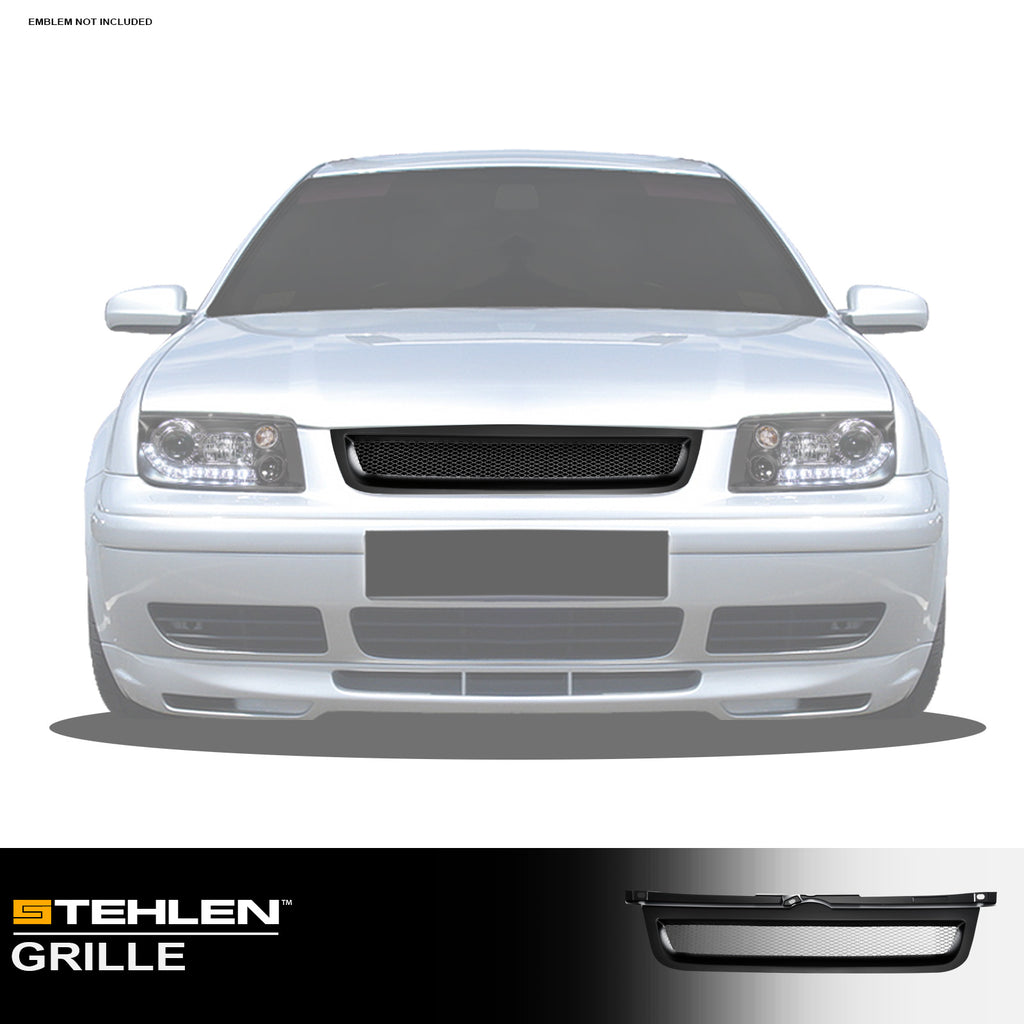 1999-2005 Volkswagen Jetta MK4 Front Grille - Matte Black
