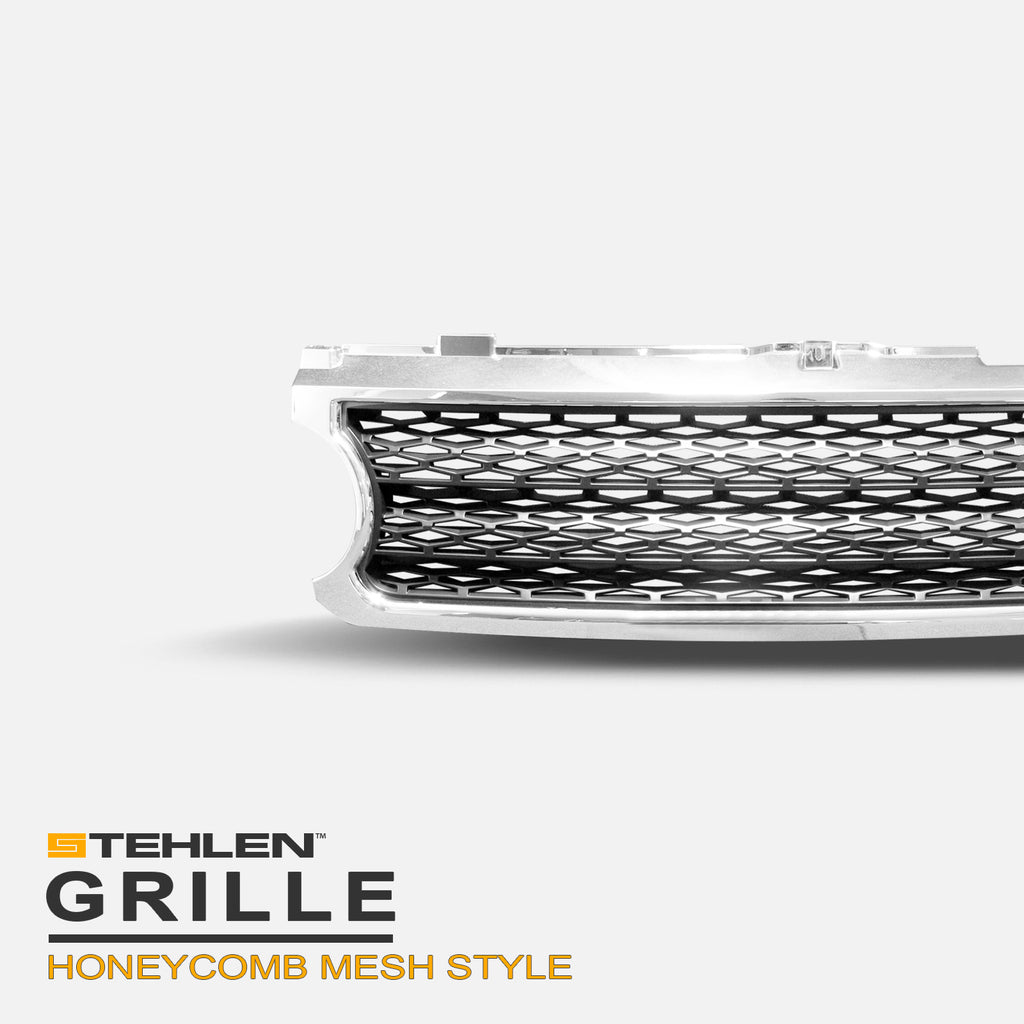 2006-2009 Land Rover Range Rover Front Grille - Chrome Black