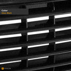 2010-2013 Hyundai Sonata Horizontal Front Grille — Black — detail